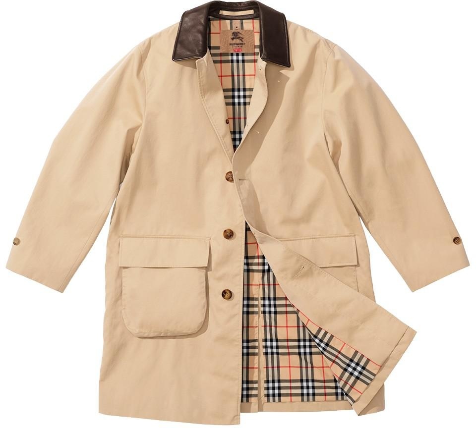 Supreme®/Burberry® Leather Collar Trench view 22